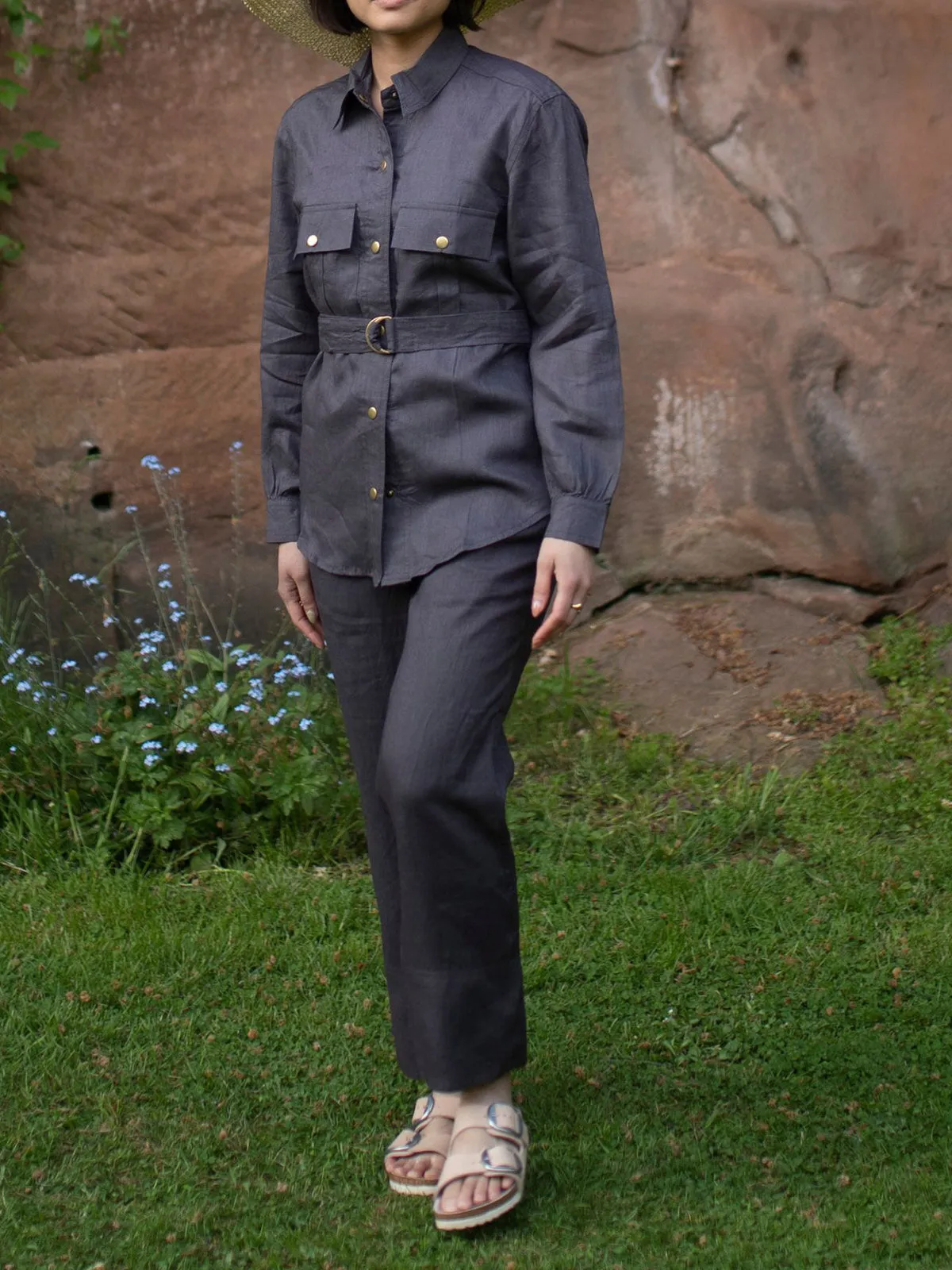 Arizona Relaxed Shirt Charcoal