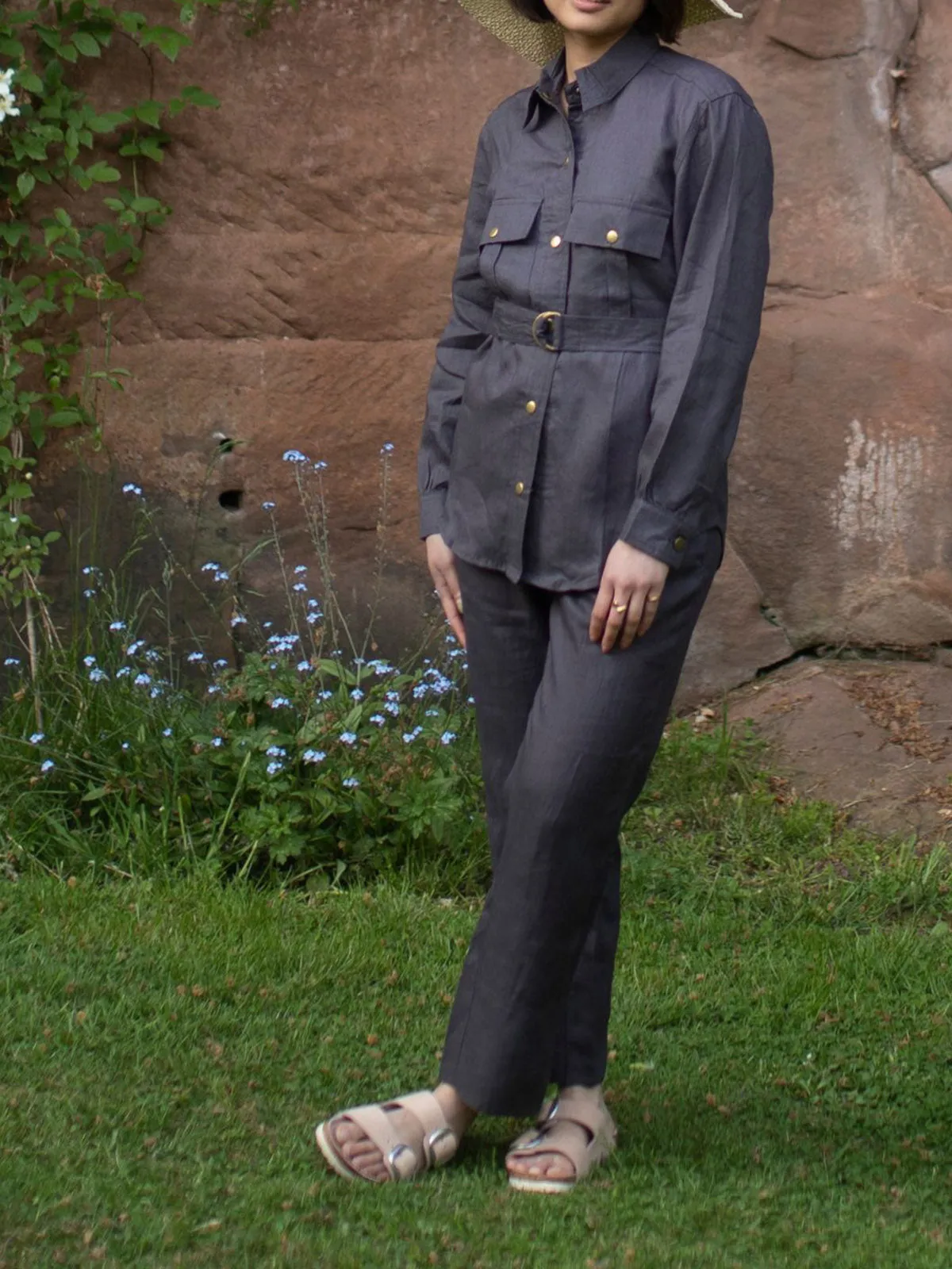 Arizona Relaxed Shirt Charcoal