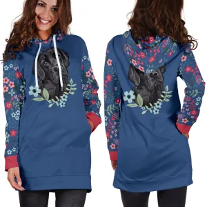 Black Lab Sweetheart Hoodie Dress