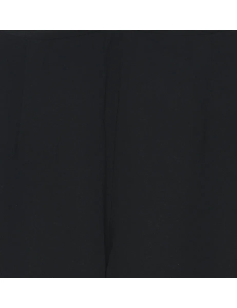 Black Silk Trousers - W28 L28