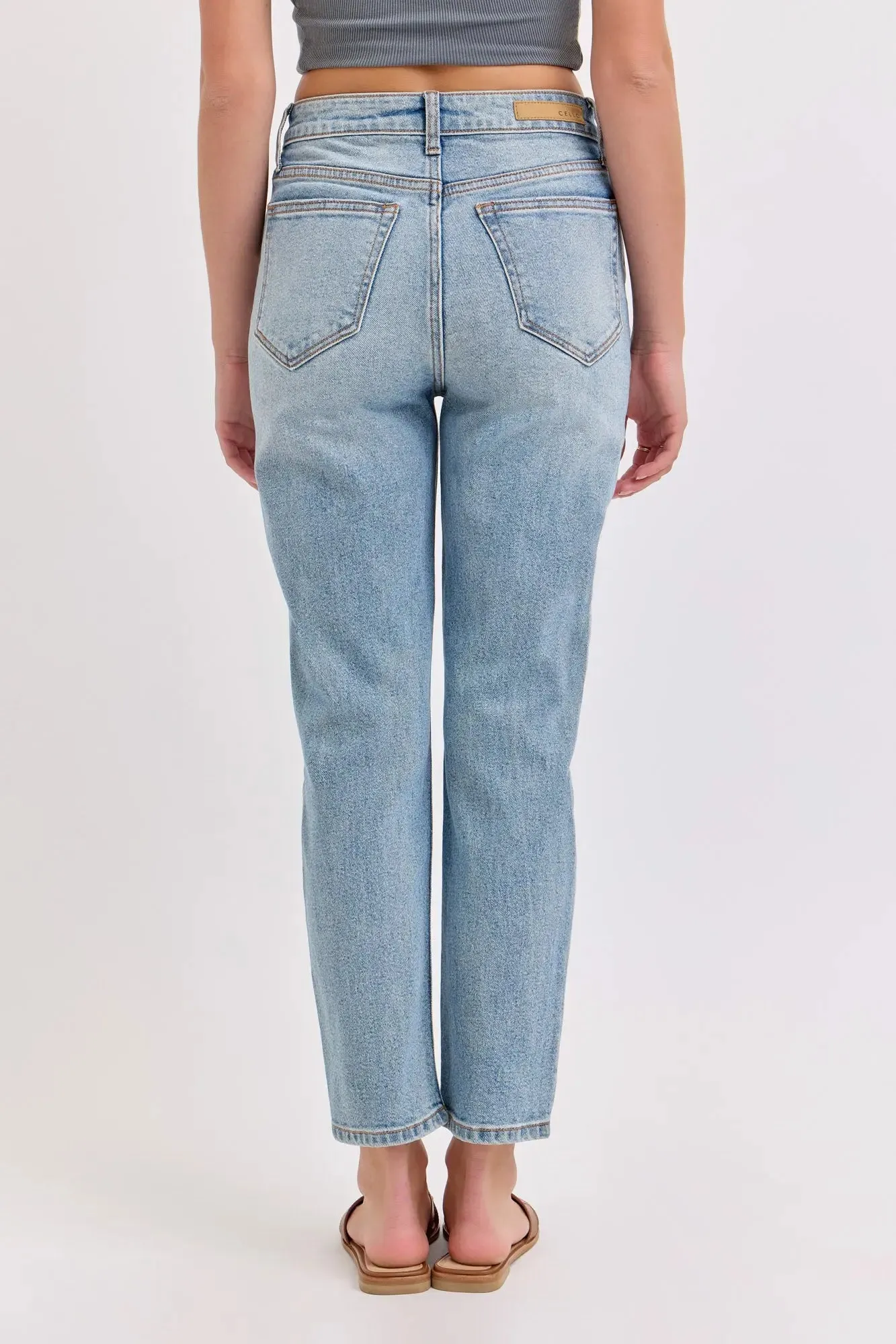 Cello Jean High Rise Crop Straight – Classic Fit with a Modern Edge