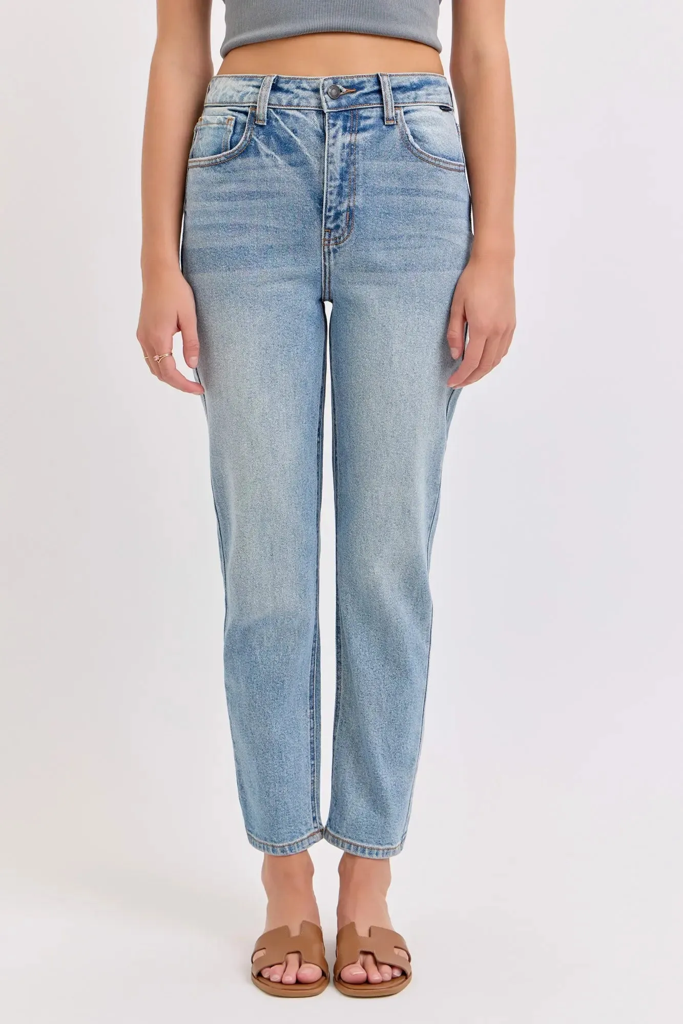 Cello Jean High Rise Crop Straight – Classic Fit with a Modern Edge