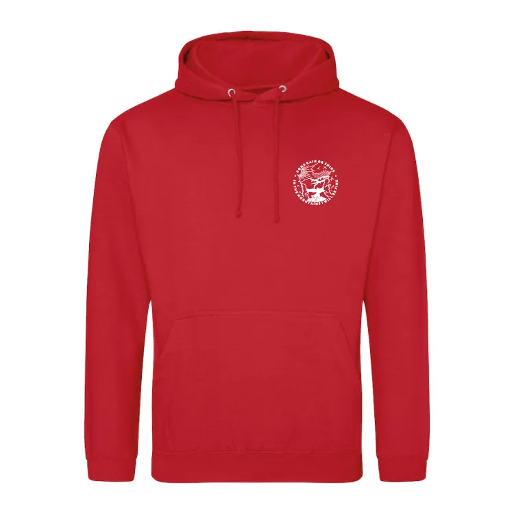 Come Rain Or Shine Adventure Hiking Hoody – Unisex Outdoor Hoodie