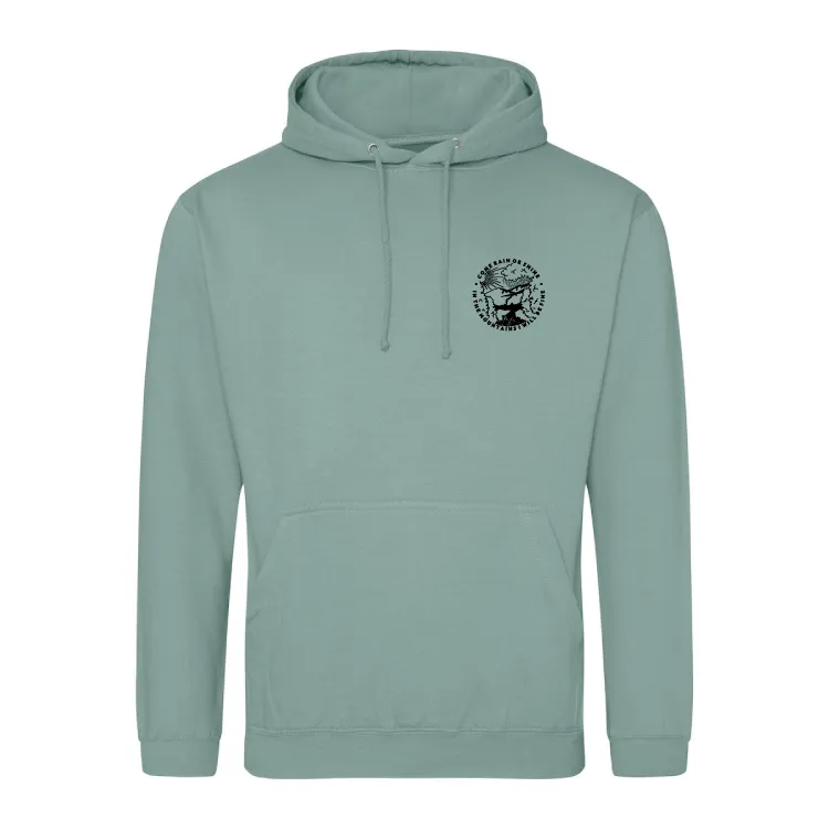 Come Rain Or Shine Adventure Hiking Hoody – Unisex Outdoor Hoodie