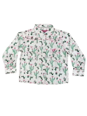 Cowboy Hardwear Kid's Floral Cactus Shirt
