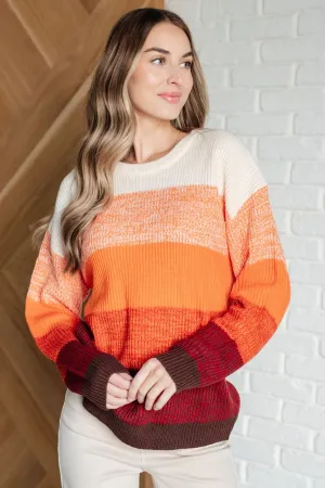 Cozy & Bright Color Block Sweater