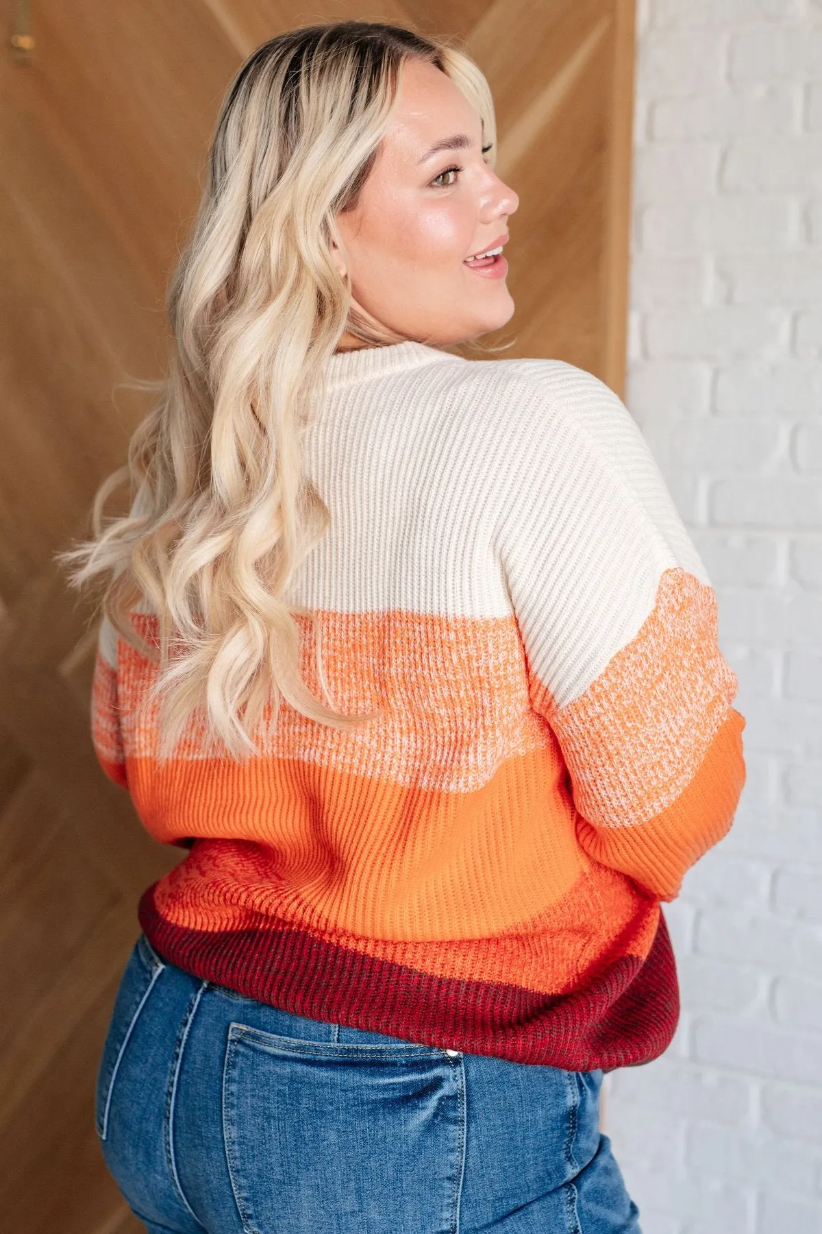 Cozy & Bright Color Block Sweater
