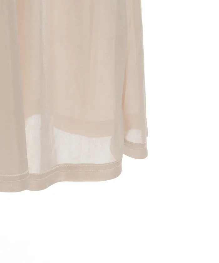Cut-and-Sewn Jacquard Camisole Dress