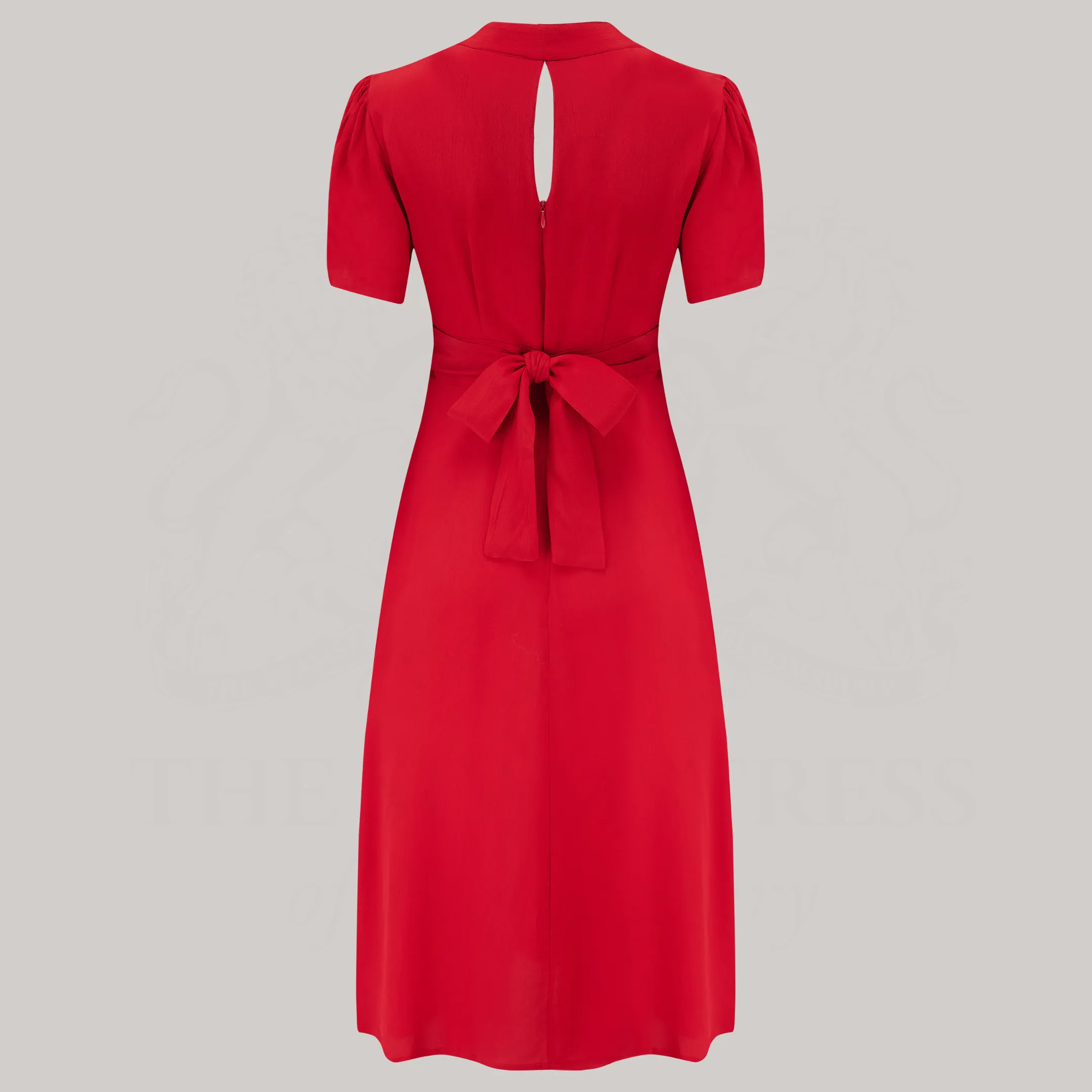 Dolores Dress in Lipstick Red
