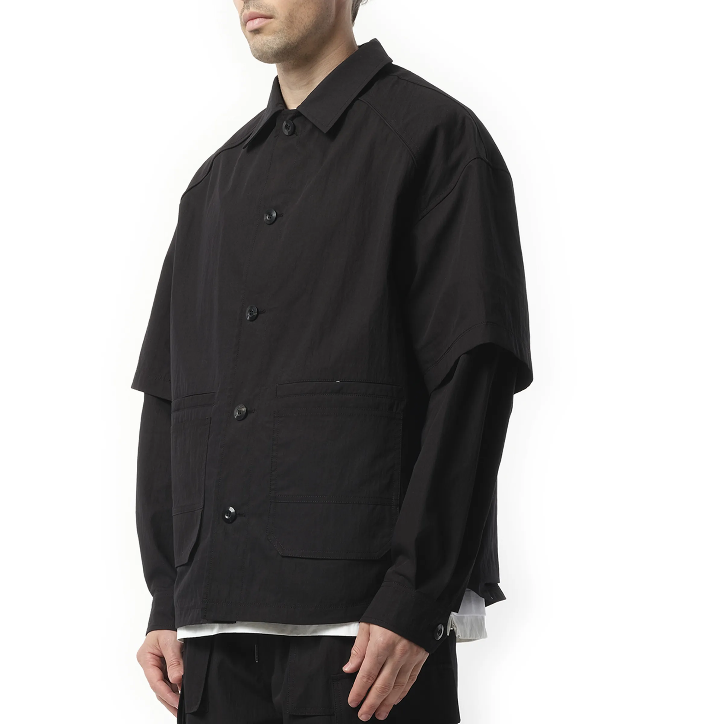 Dual Sleeve Work Shirts in Black