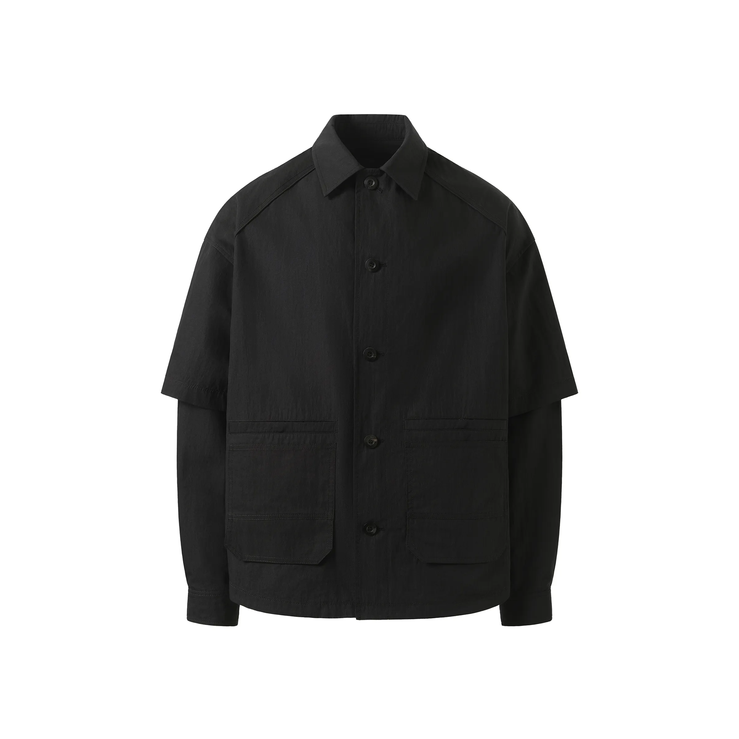 Dual Sleeve Work Shirts in Black