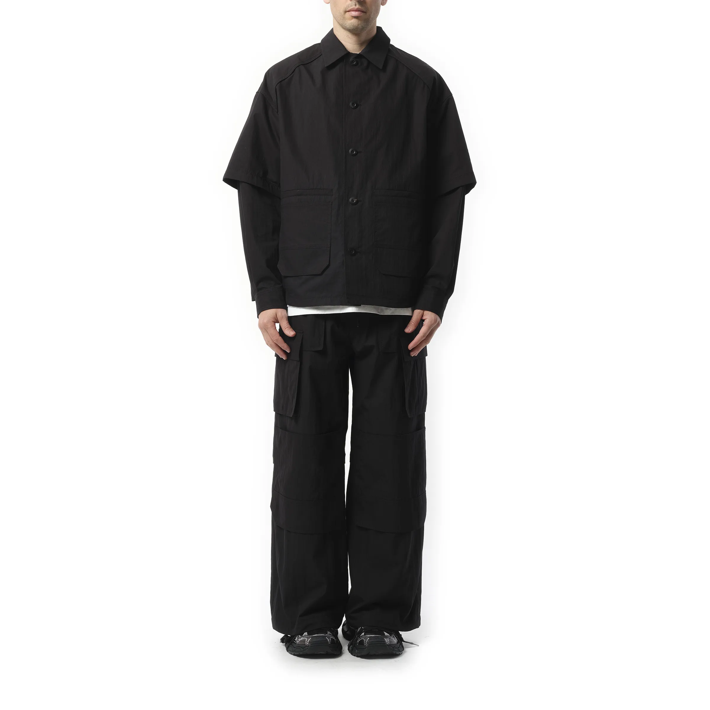 Dual Sleeve Work Shirts in Black