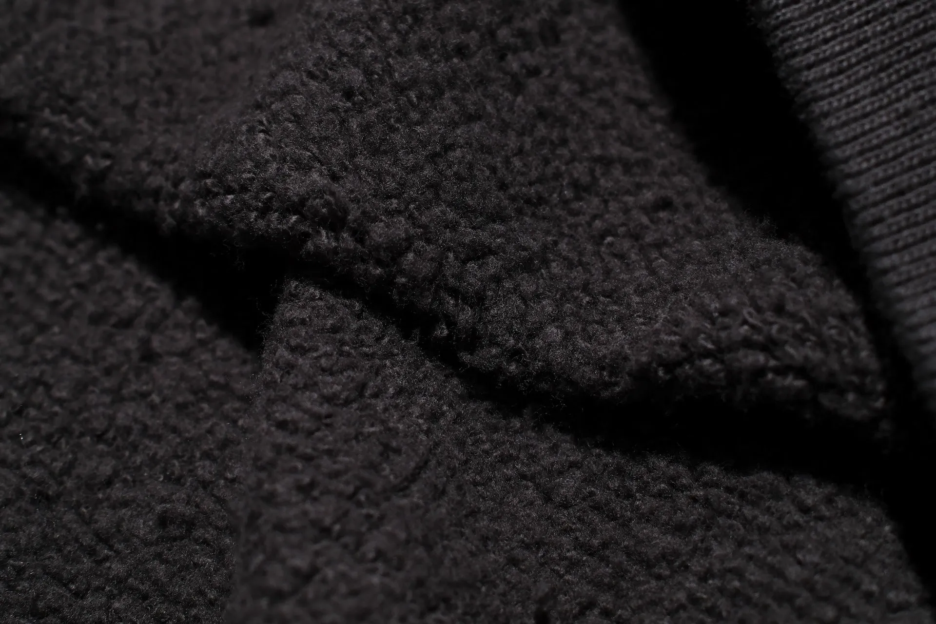 Dubble Works 11oz "Tsuri-ami" Half Zip Loopwheeled Sweatshirt (Sumi Black)