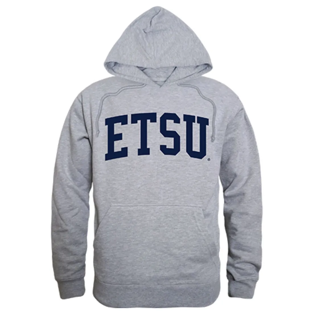ETSU East Tennessee State University Game Day Hoodie Sweatshirt Heather Grey