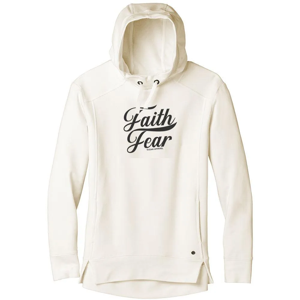 Faith Over Fear Ladies Athletic Hoodies