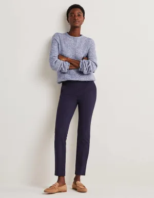 Hampshire 7/8 Ponte Trousers-Navy