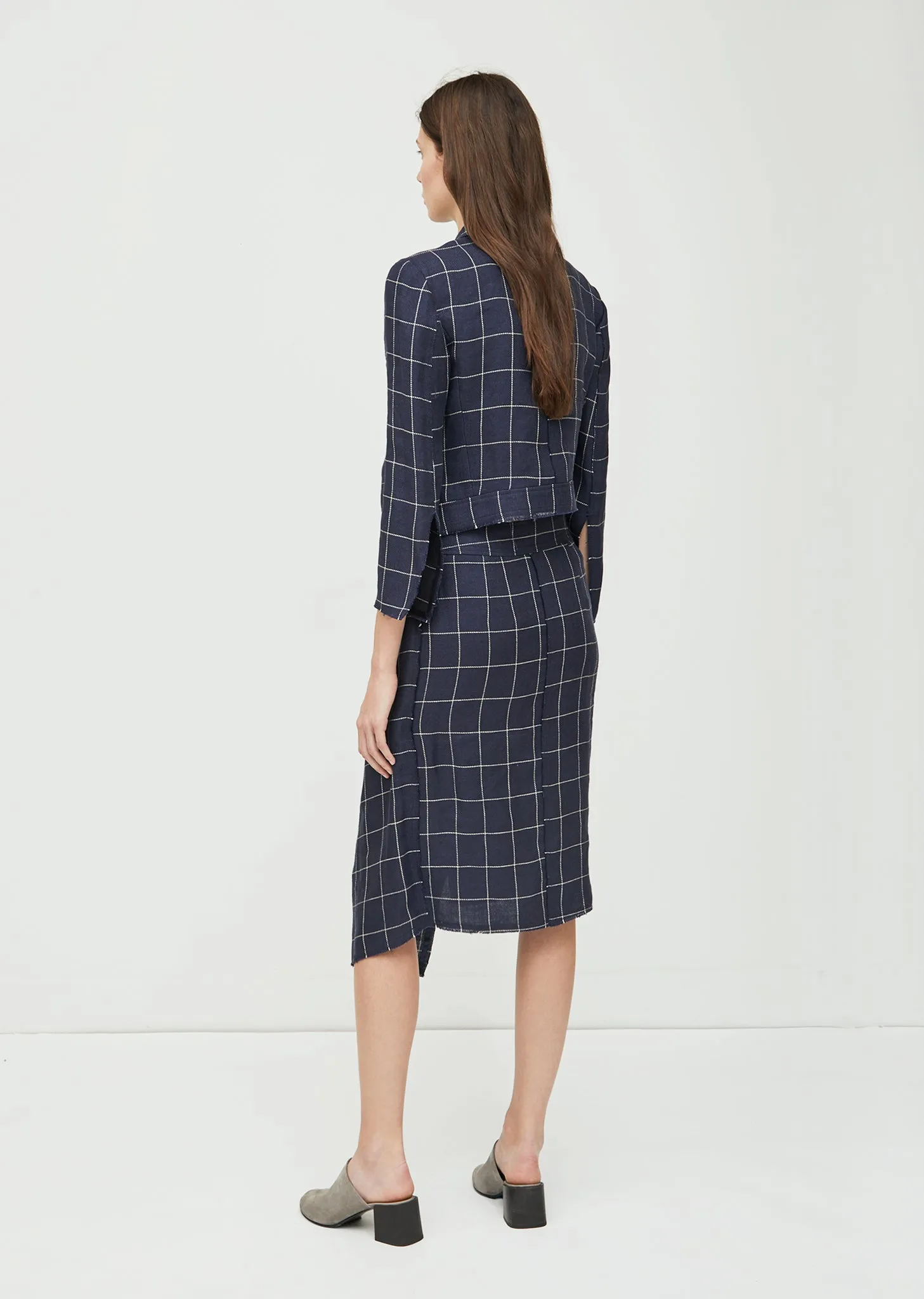 Harleth Li Check Wrap Skirt