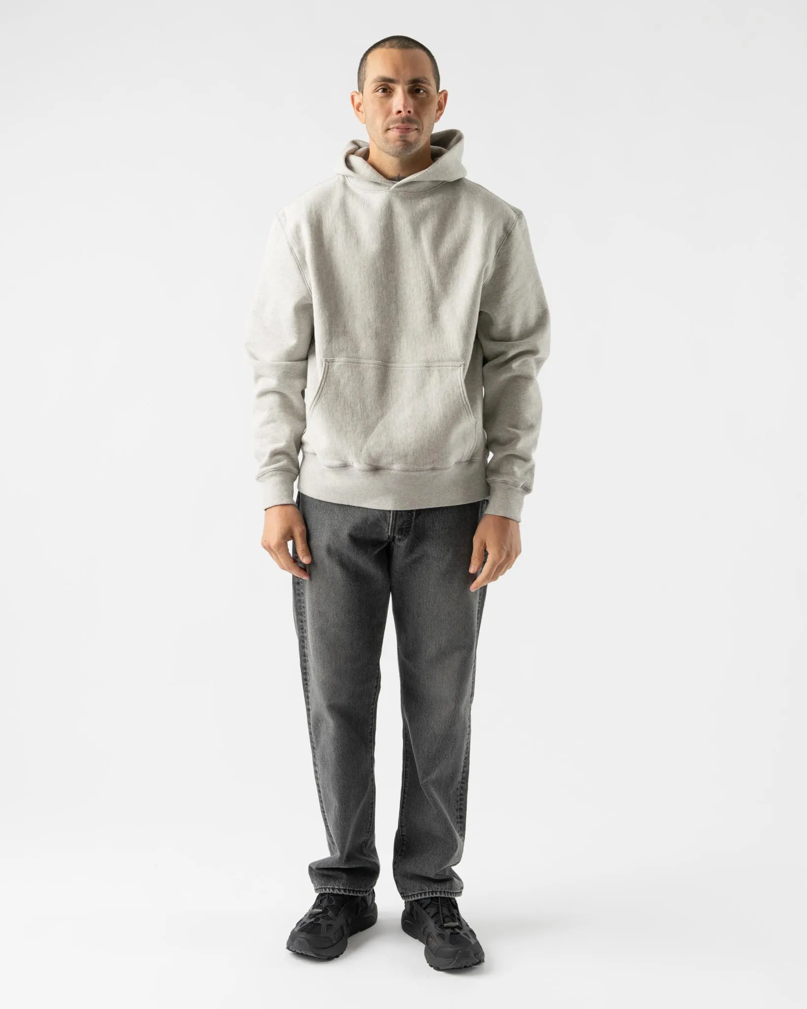 Knickerbocker Arctic Knit Hoodie in Heather Grey