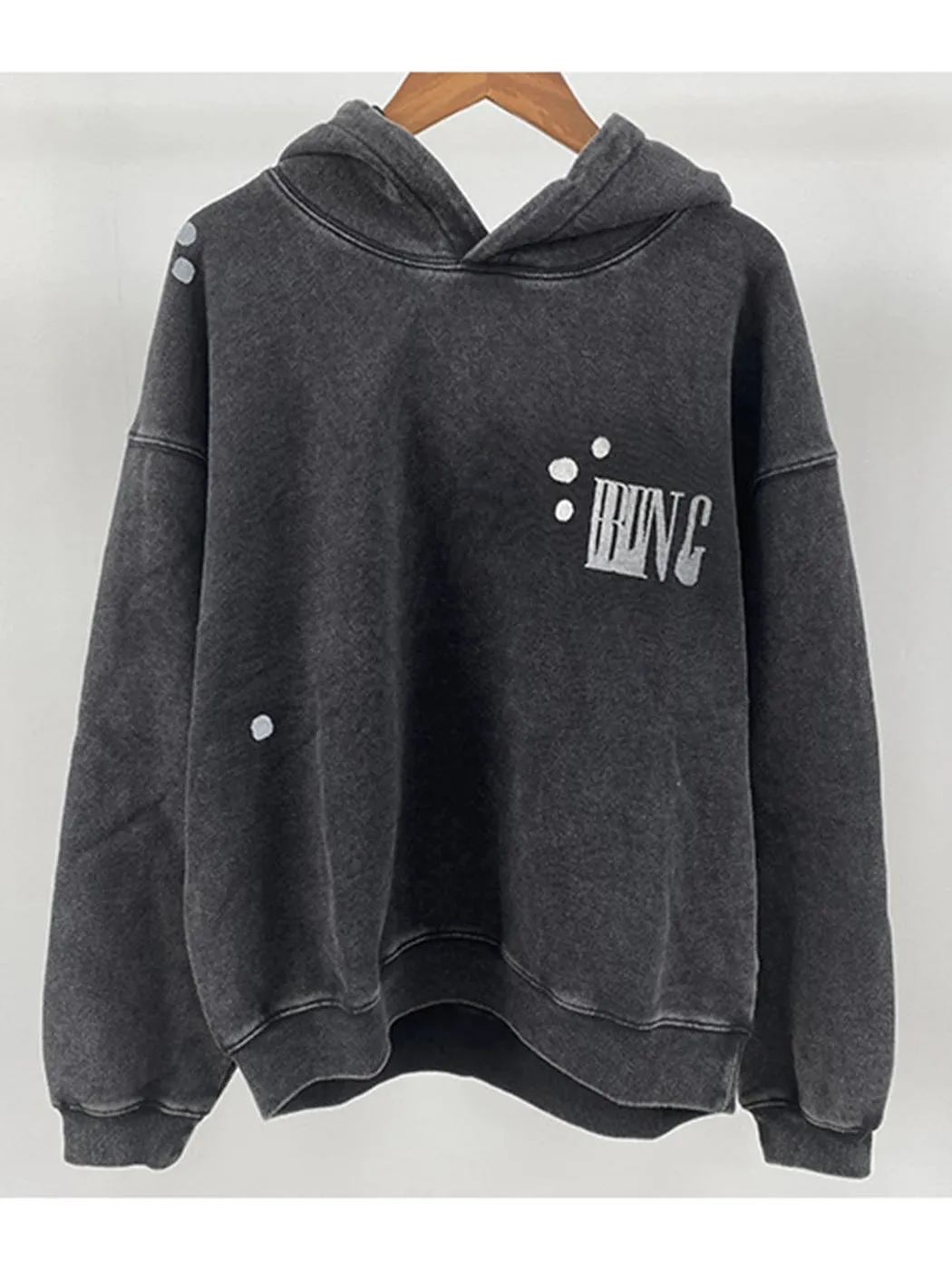 Lady Glams Cotton Velvet Letter Sweatshirt for Women