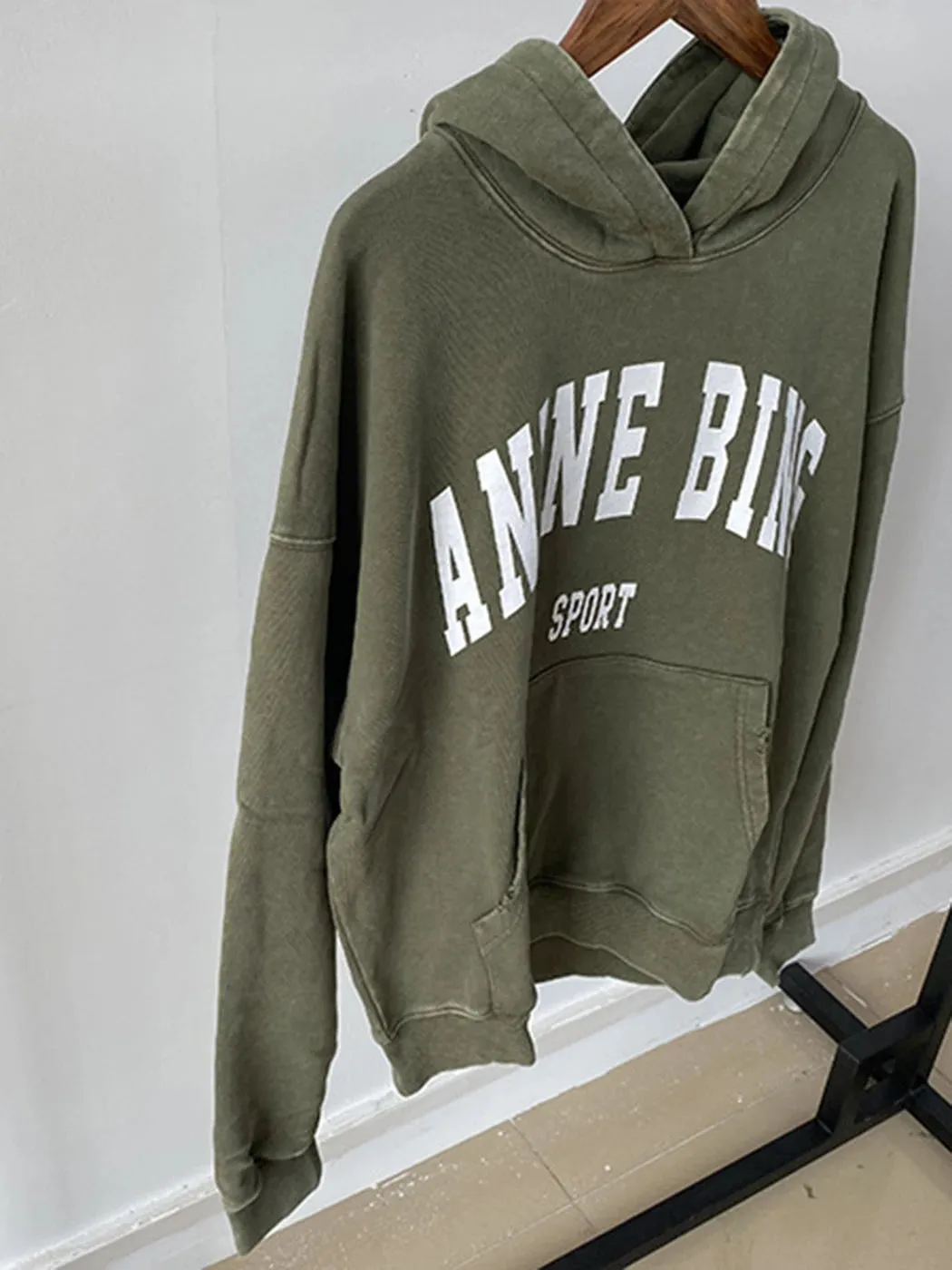 Lady Glams Cotton Velvet Letter Sweatshirt for Women