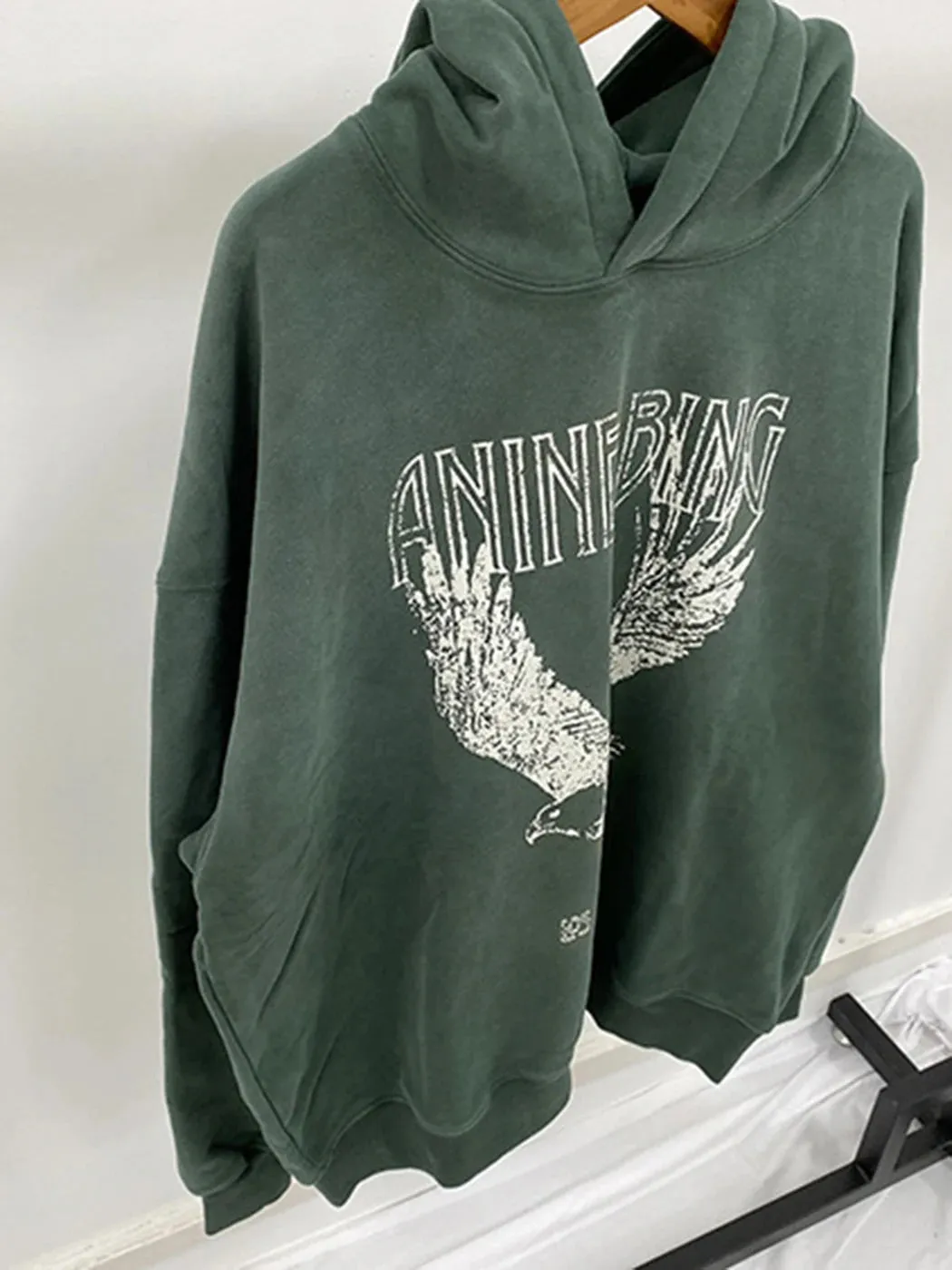 Lady Glams Cotton Velvet Letter Sweatshirt for Women