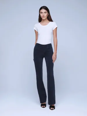 L'agence - Marty High Rise Velvet Jean - Midnight