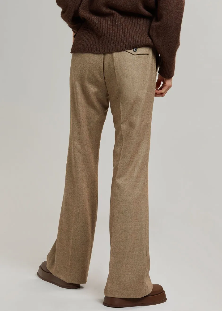Lennon Wool Pants - Sand