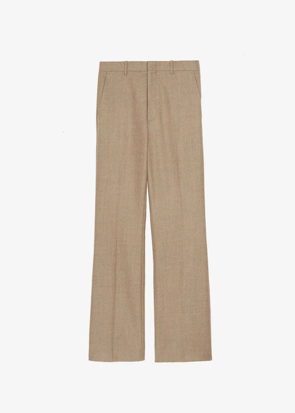 Lennon Wool Pants - Sand