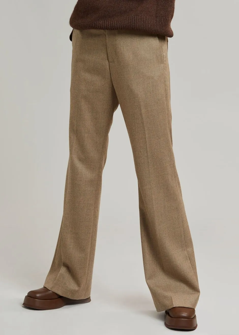 Lennon Wool Pants - Sand