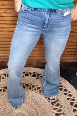 Light Wash Boot Cut Kancan Jeans