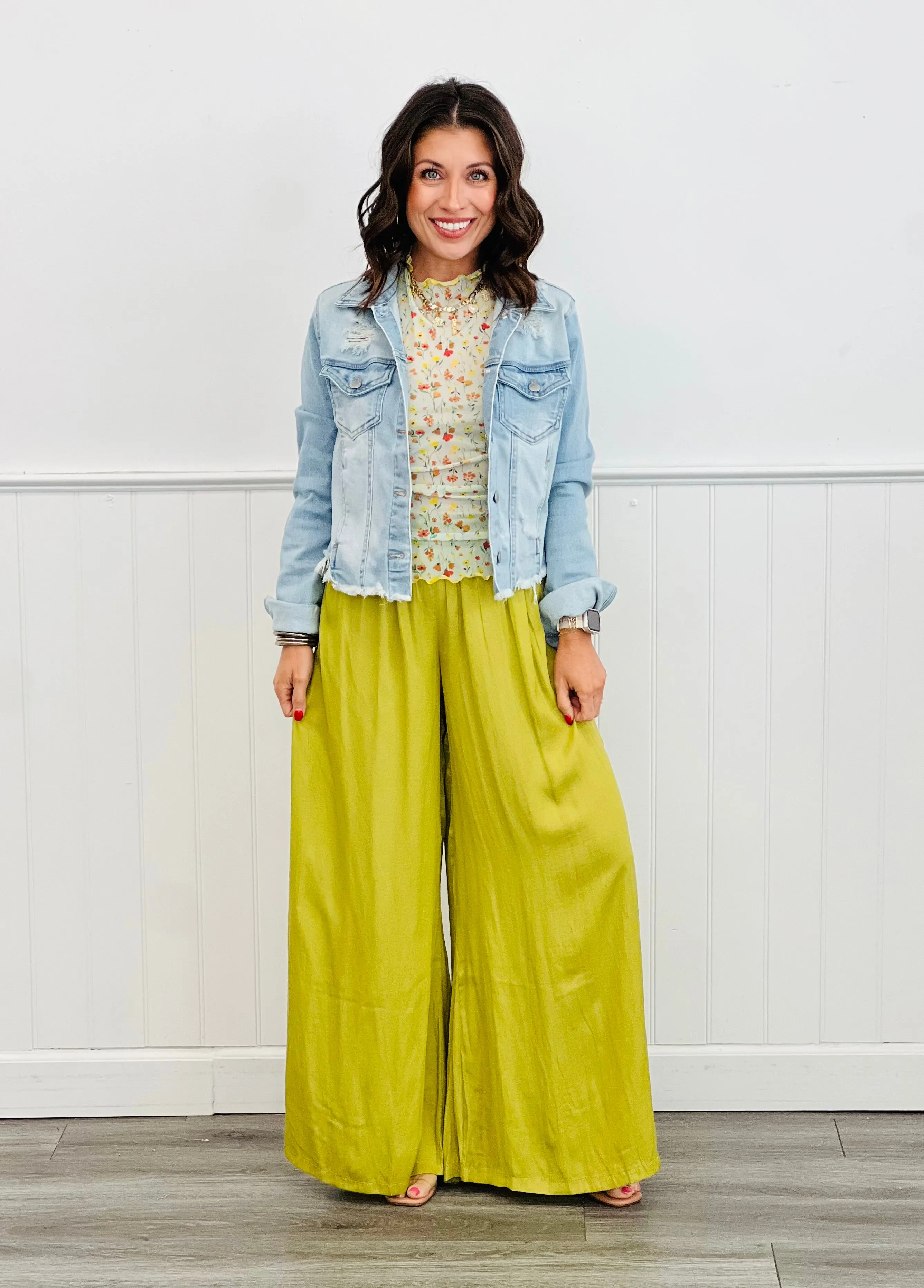 Lovely Floral Mesh Long Sleeve Top (Reg. and Plus)