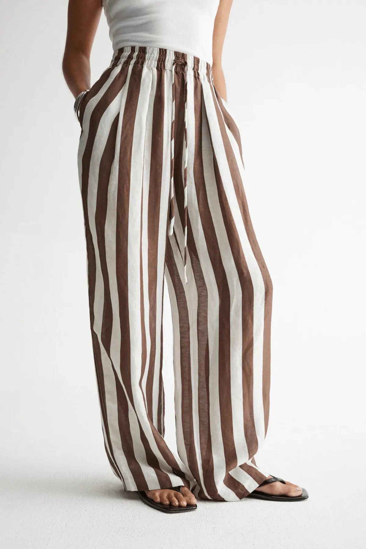 LUMI PANT CHOCOLATE STRIPE