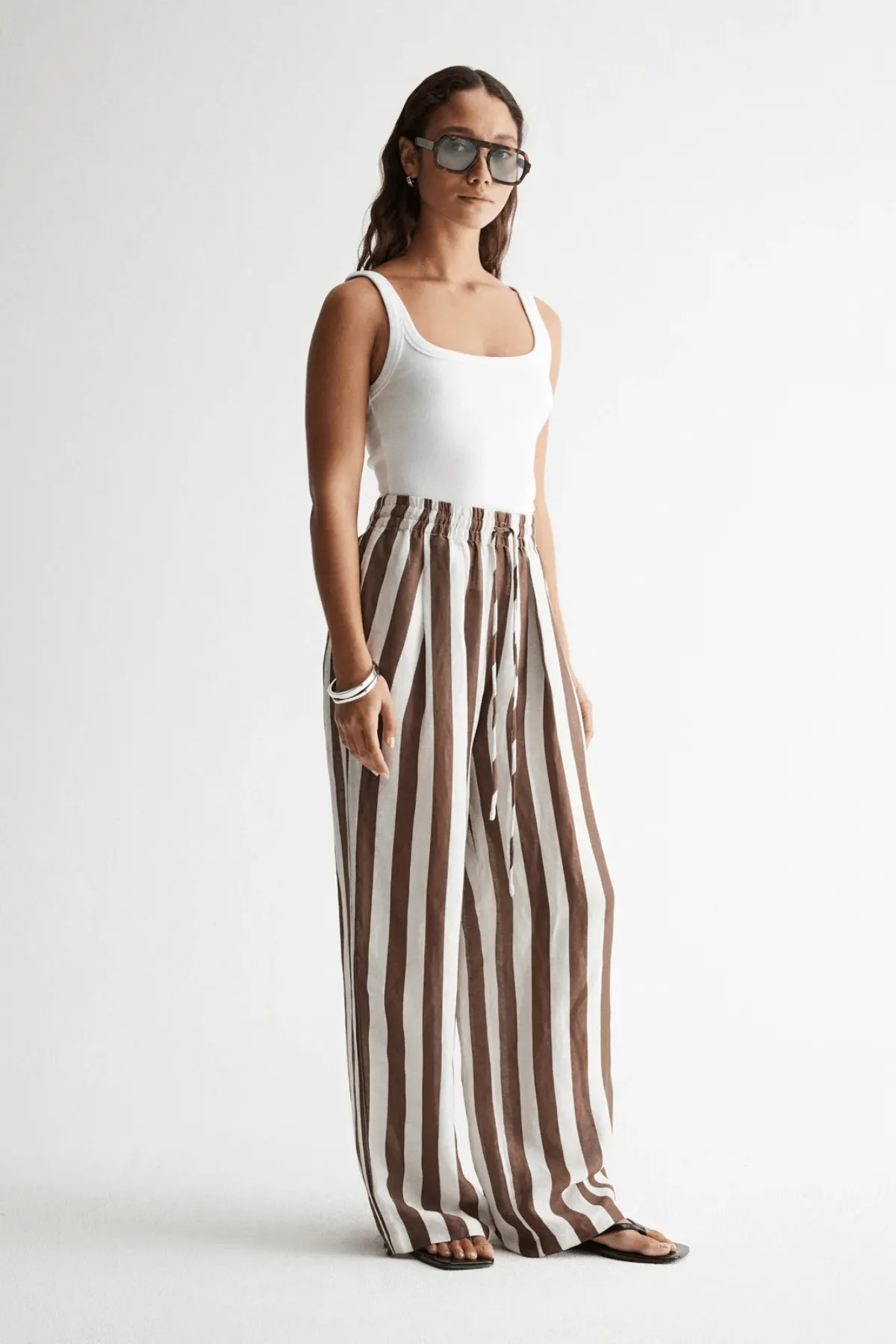 LUMI PANT CHOCOLATE STRIPE