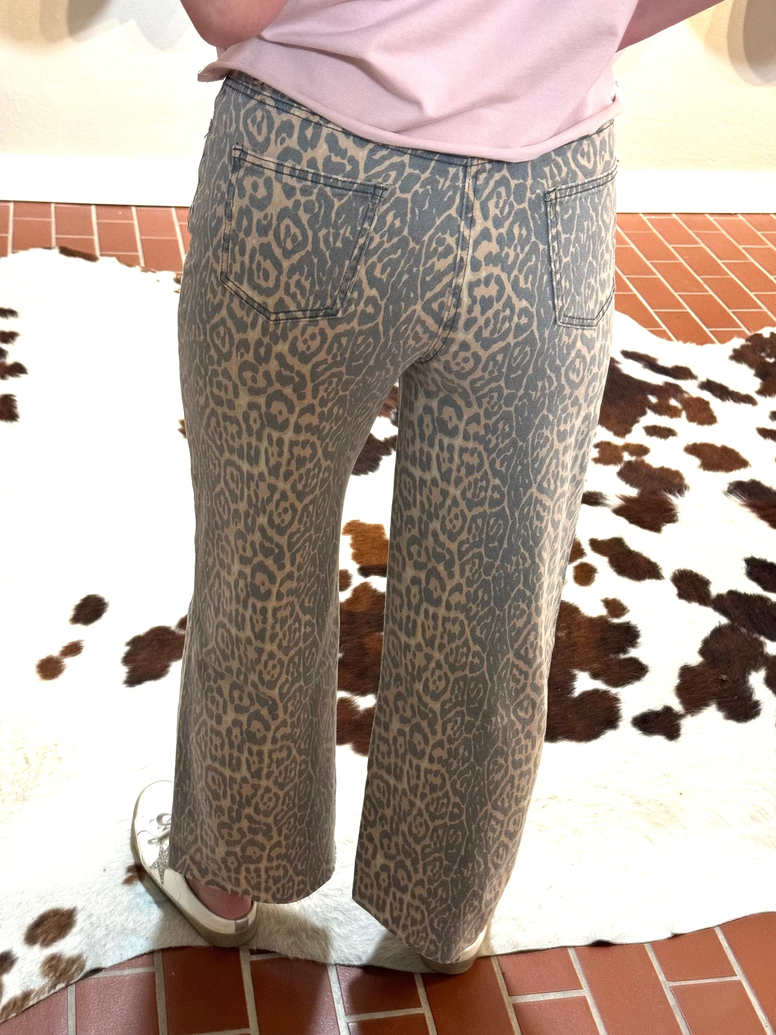 Mahala Leopard Twill Pants