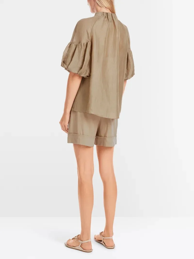 Marc Cain Ballon Blouse With Sleeve