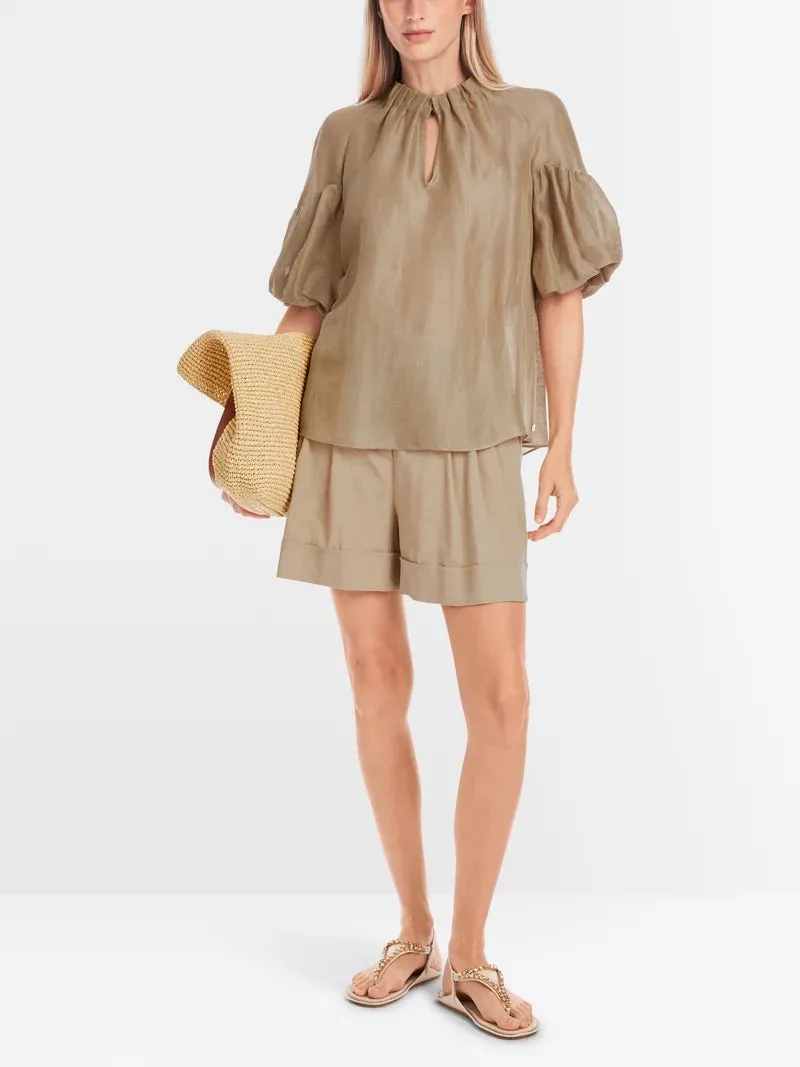 Marc Cain Ballon Blouse With Sleeve
