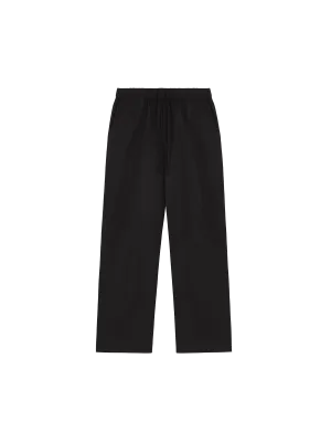 Men's (gaia)PLNT Nylon Straight Leg Track Pants—Black