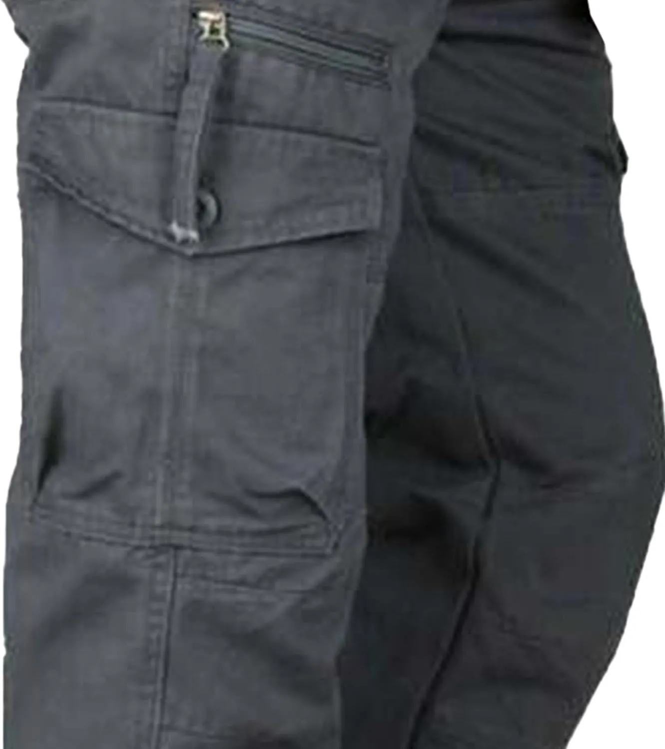 Men's Lightweight Casual Streetwear Pants Straight Leg Outdoor Hiking Pants Relaxed Fit Fashion Cargo Trousers
