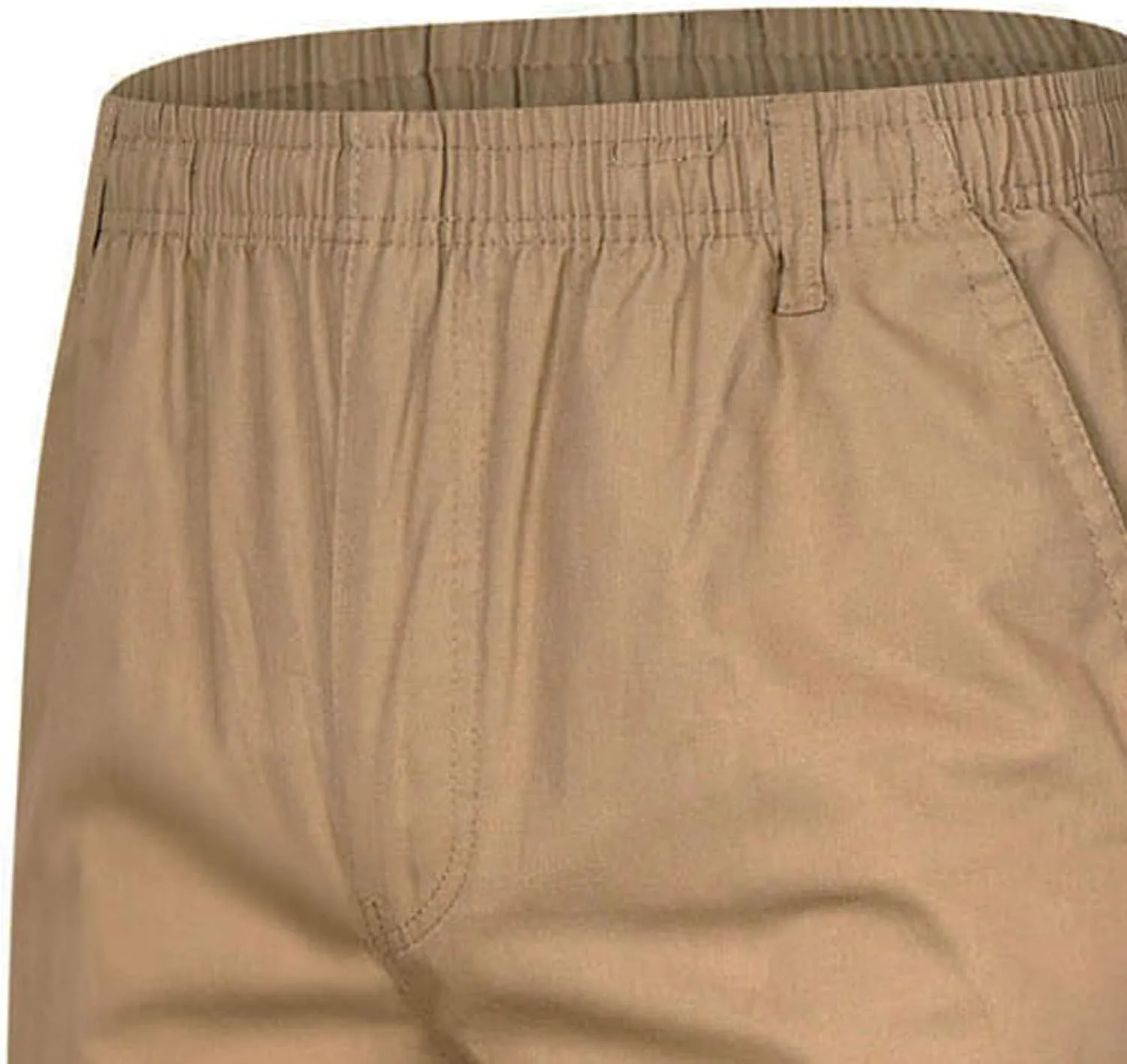 Men's Relaxed Fit Stretch Cargo Pant Tactical Hiking Elastic Waist Pants with Pocket Lightweight Casual Trousers