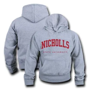 NCAA Nicholls State University Hoodie Sweatshirt Game Day Fleece Heather Grey