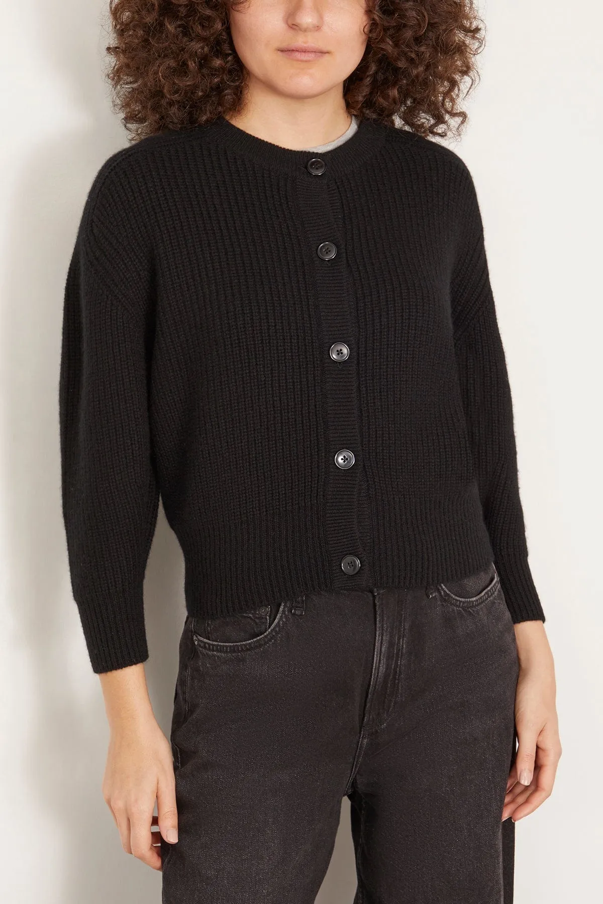 Nestor Cardigan in Black