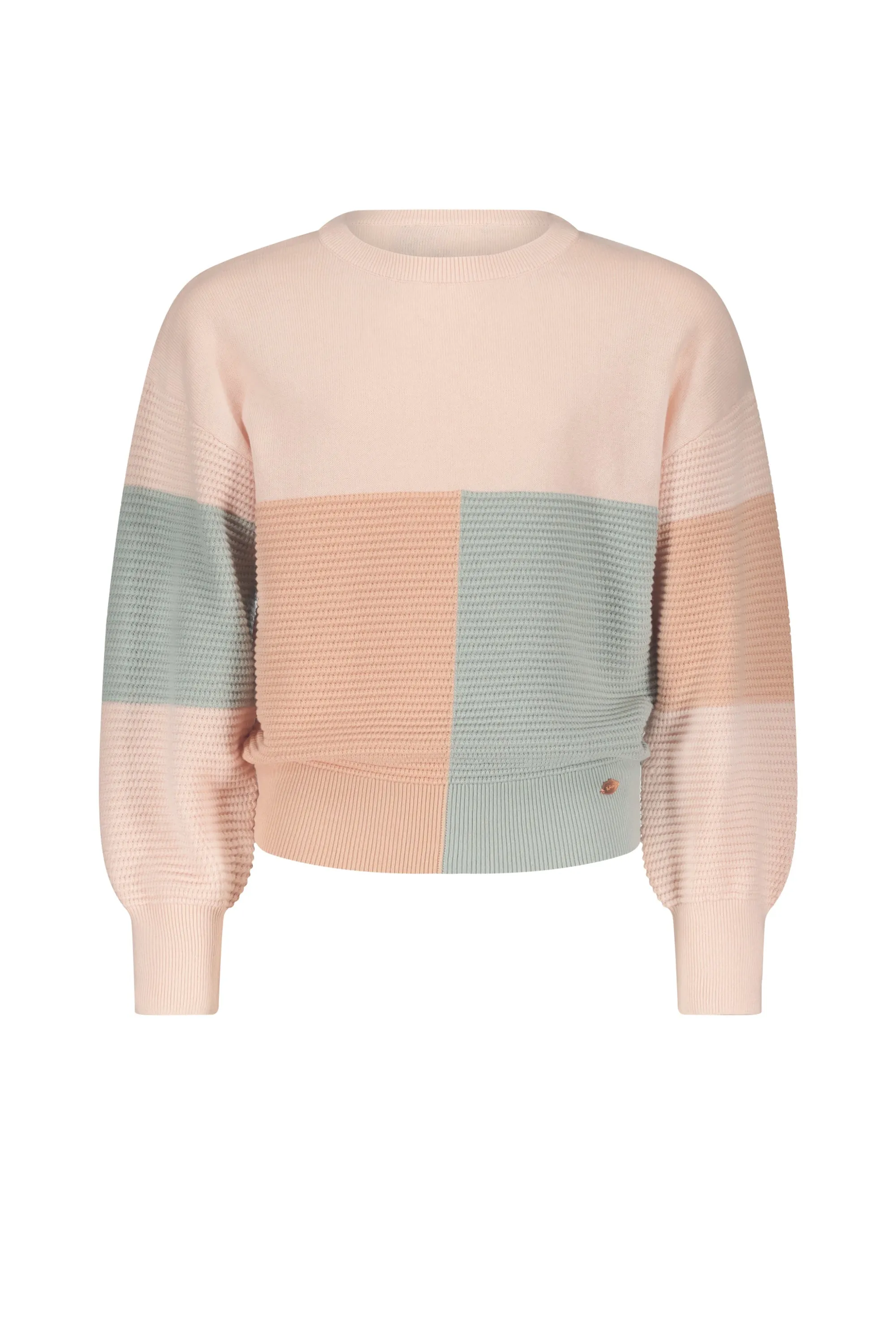 NoBell Keson colorblock knitted sweater