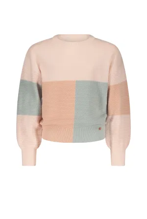NoBell Keson colorblock knitted sweater