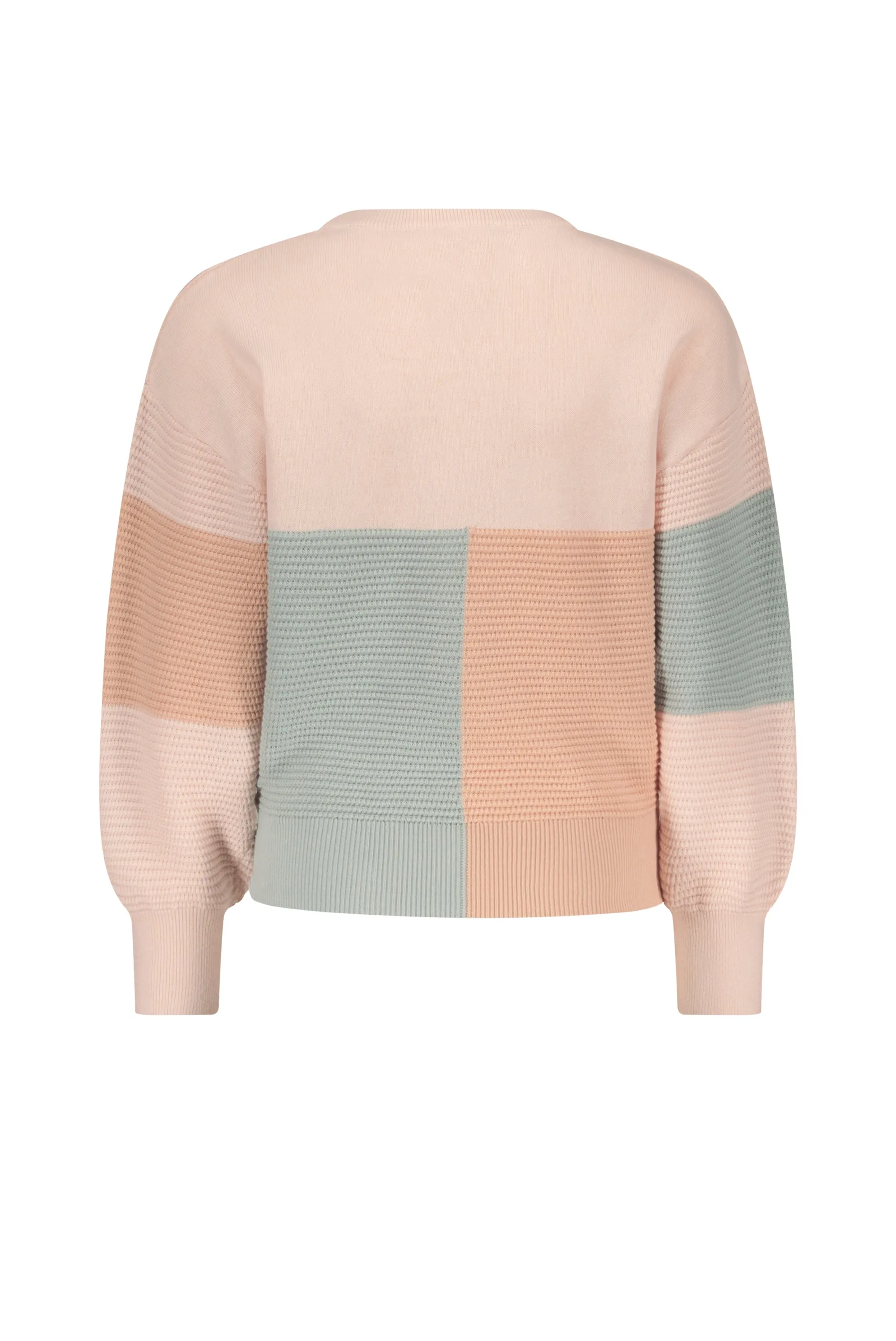 NoBell Keson colorblock knitted sweater