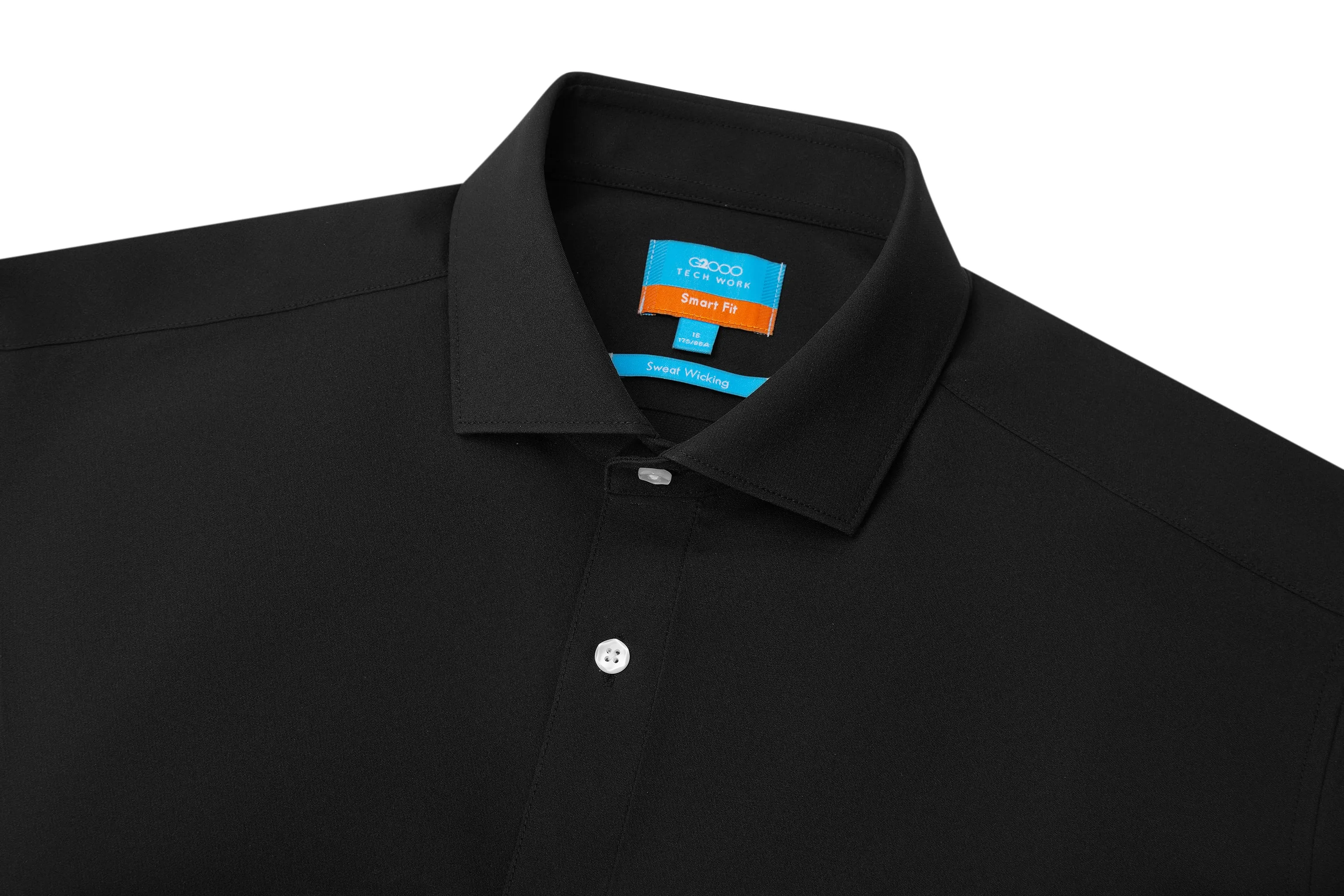 Non-Iron Quick Dry Smart Fit Poplin Short Sleeve Shirt