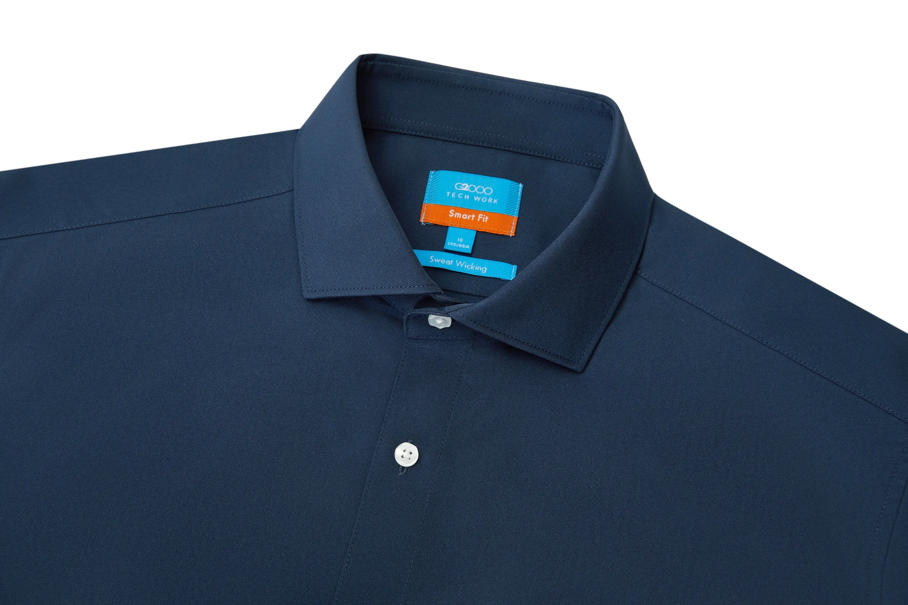 Non-Iron Quick Dry Smart Fit Poplin Short Sleeve Shirt