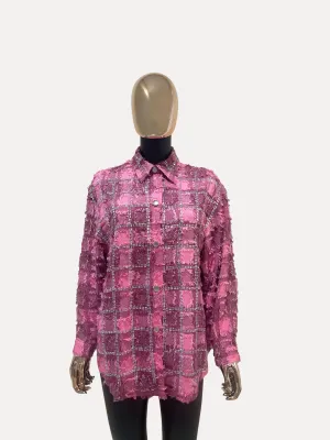 Pink Check Shirt