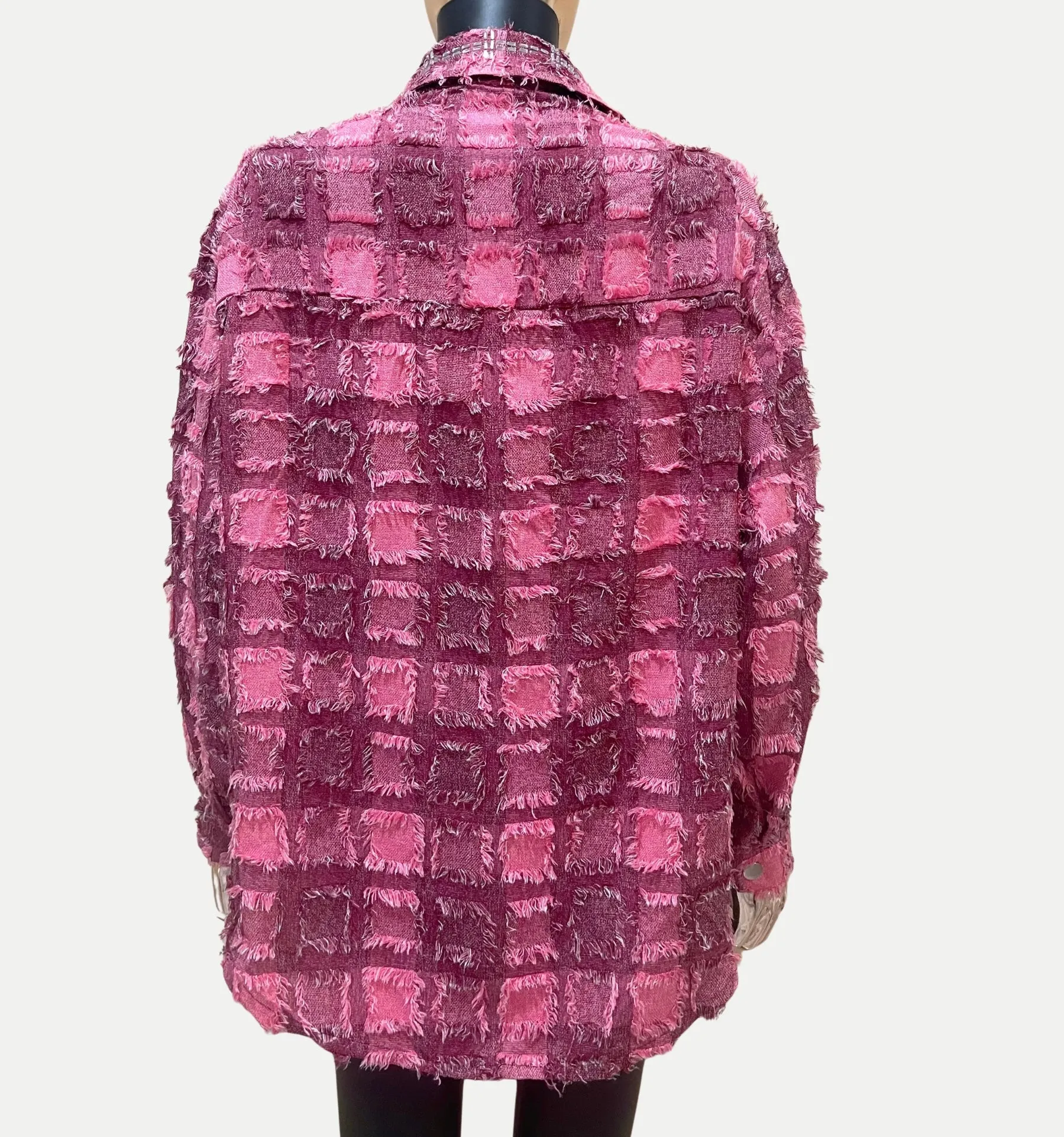 Pink Check Shirt
