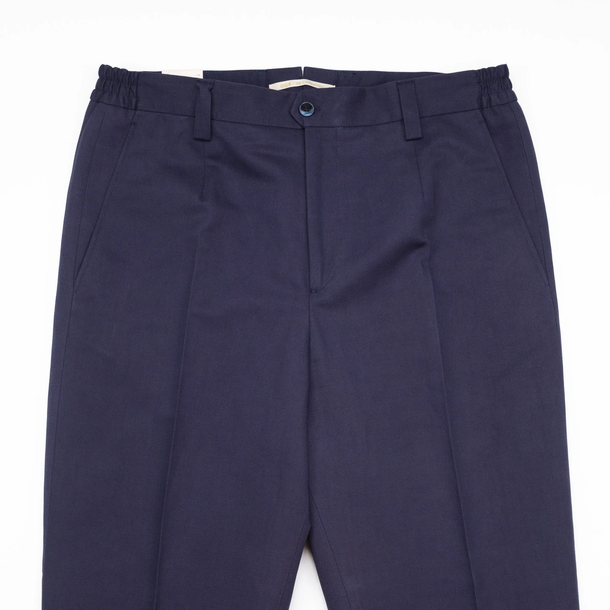 Portofino Cotton & Linen Pants in Navy