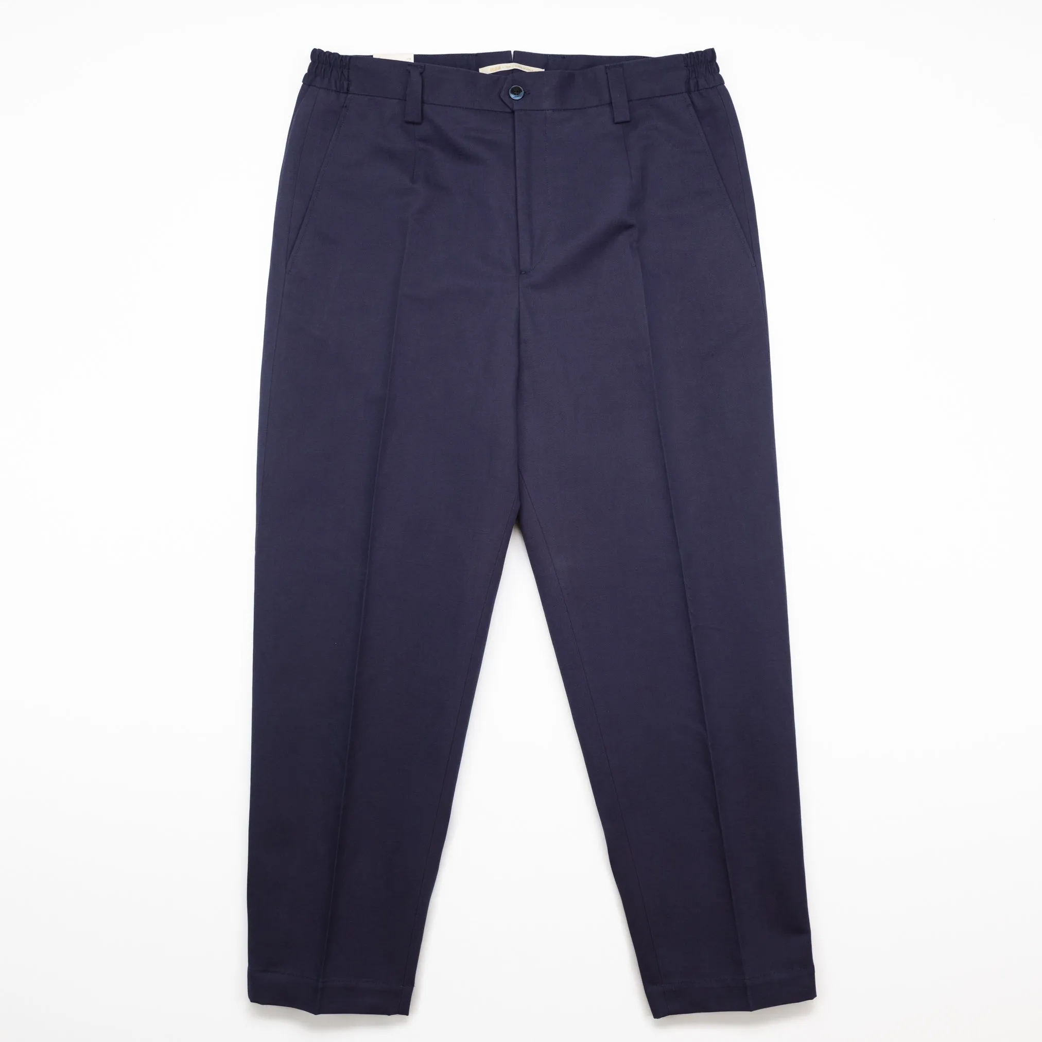 Portofino Cotton & Linen Pants in Navy